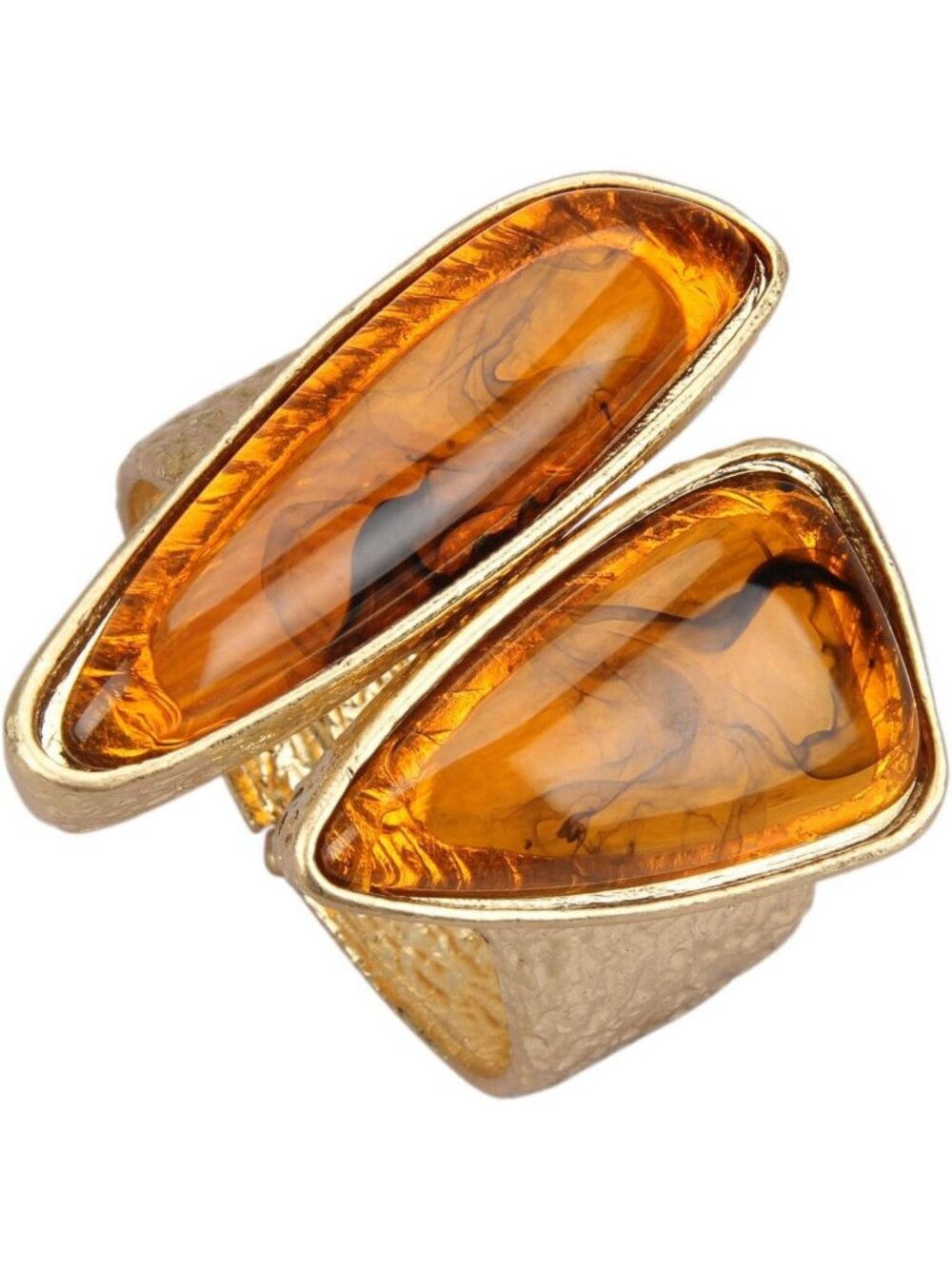 Trendy Chunky Gold Cuff Bracelet for Women - Stylish Large Statement Jewelry